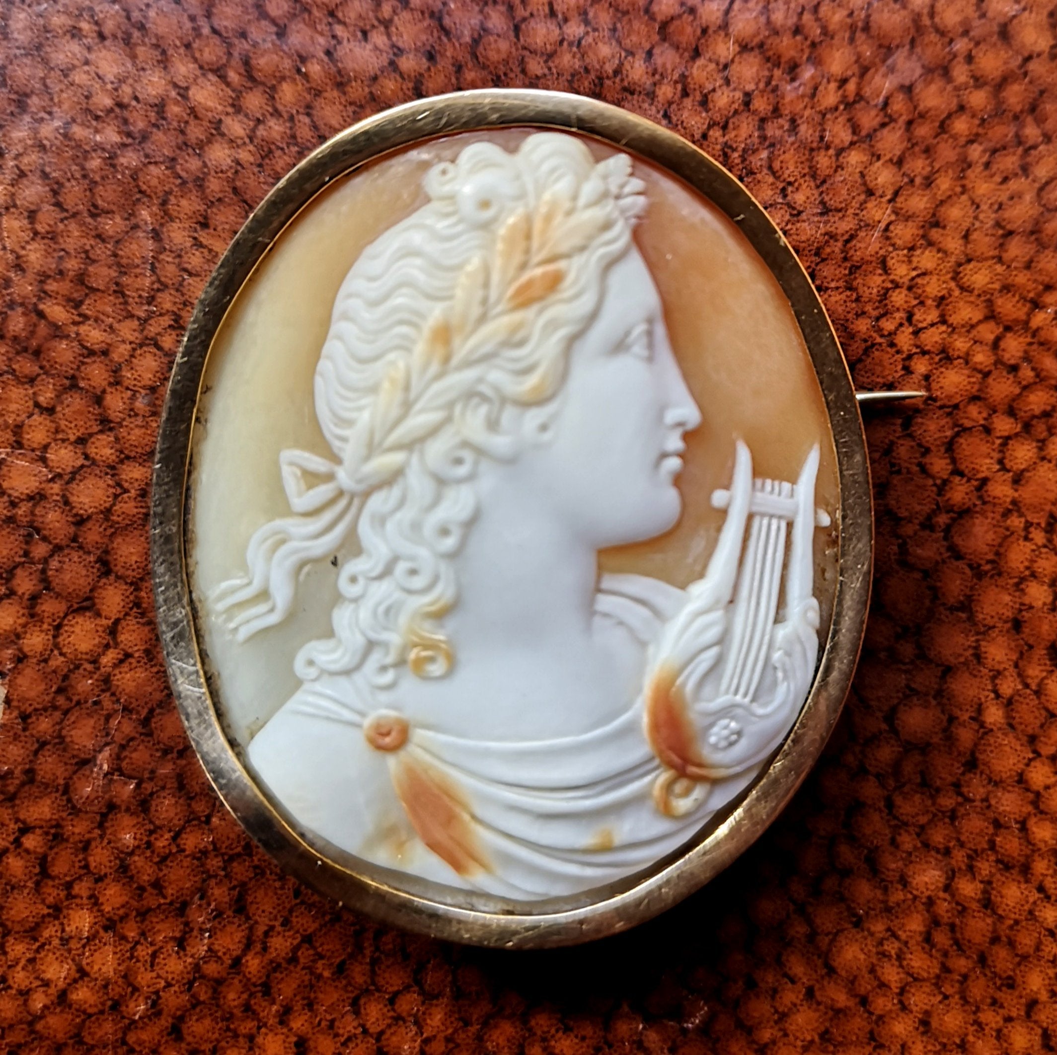 The antique Apollo cameo