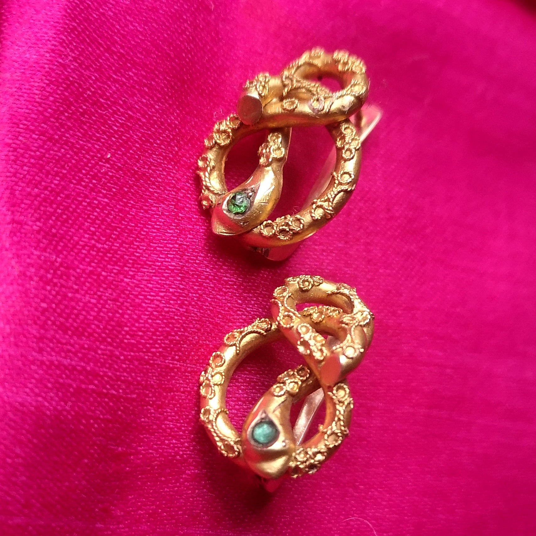 The Victorian serpent earrings - Medea's Mix